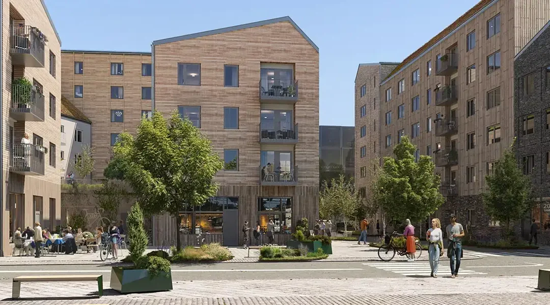 Parkeringsrutor byggs om till levande bostadskvarter